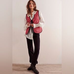 FREE PEOPLE CLAUDINE VEST